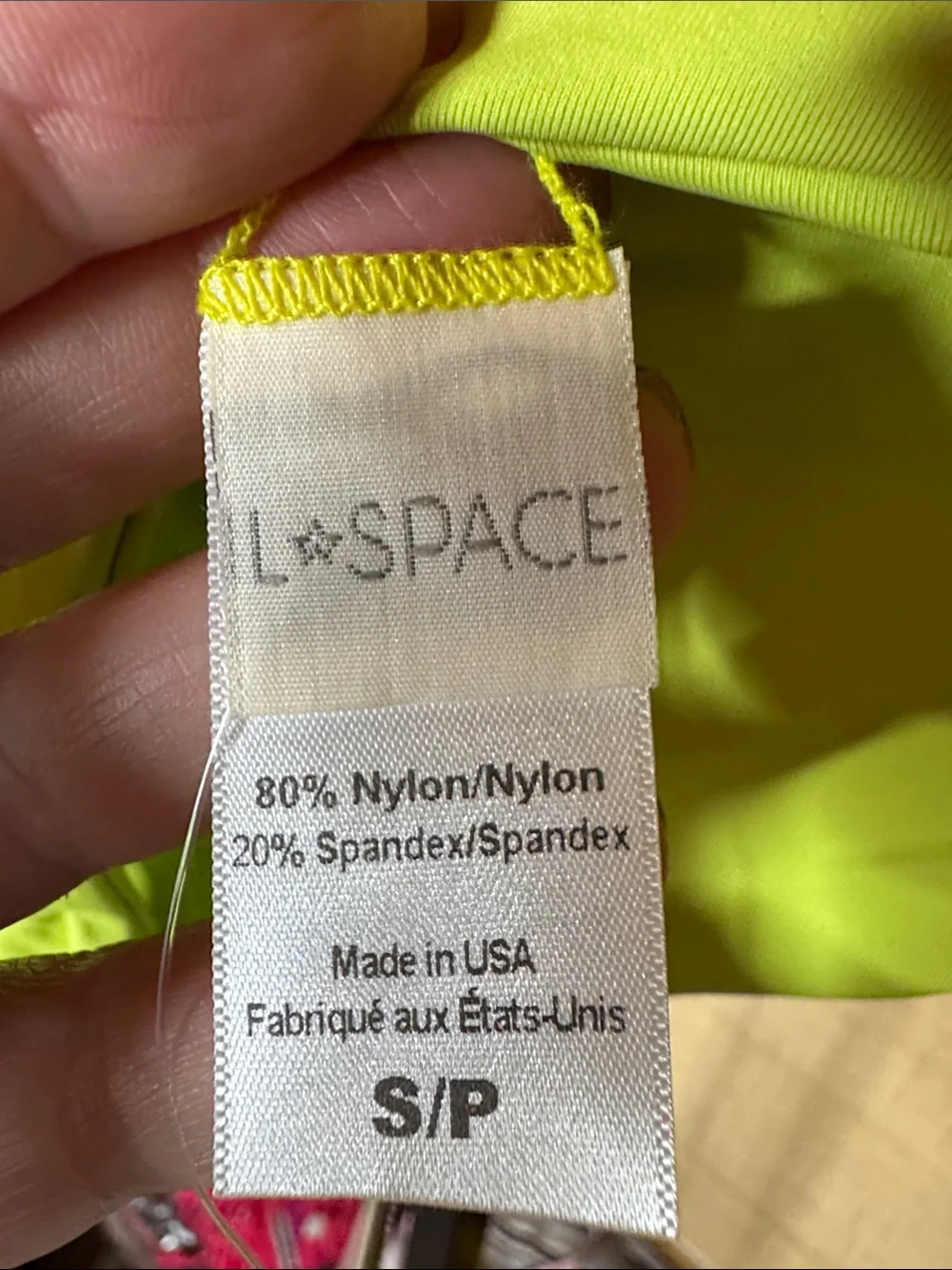 NWT L*Space Pratt V-Waist Bikini Bottom Kiwi Lime Green Size Small